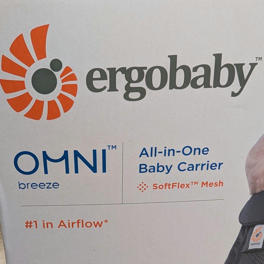 未使用　エルゴベビー　オムニ ブリー ズ　OMNI breeze　抱っこひも　黒